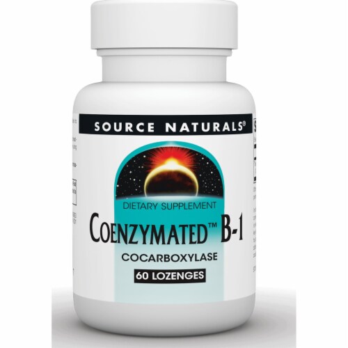 Source Naturals Coenzymated B-1 60 Loz Perspective: front