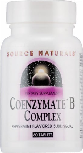 Source Naturals  Coenzymate™ B Complex Sublingual   Peppermint Perspective: front