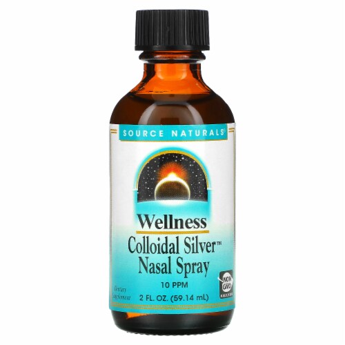 Source Naturals  Wellness Colloidal Silver™ Nasal Spray Perspective: front