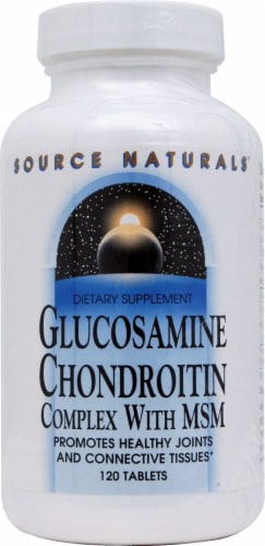 Source Naturals  Glucosamine Chondroitin Complex with MSM Perspective: front