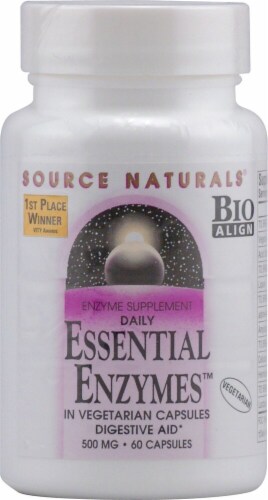 Source Naturals  Daily Essential Enzymes™ Perspective: front