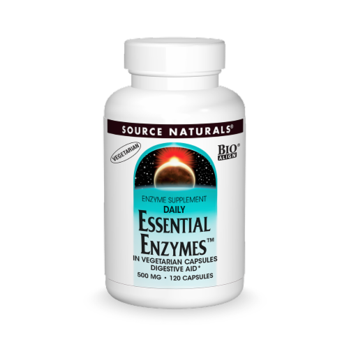 Source Naturals Daily Essential Enzymes™ Perspective: front