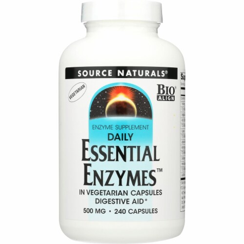 Source Naturals  Daily Essential Enzymes™ Perspective: front