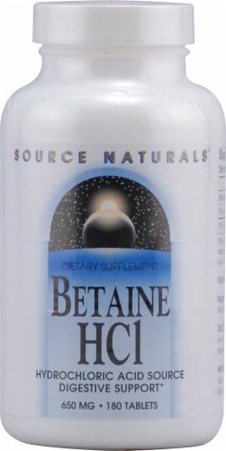 Source Naturals  Betaine HCl Perspective: front