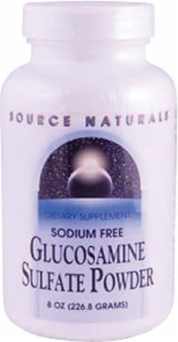 Source Naturals  Sodium Free Glucosamine Sulfate Powder Perspective: front