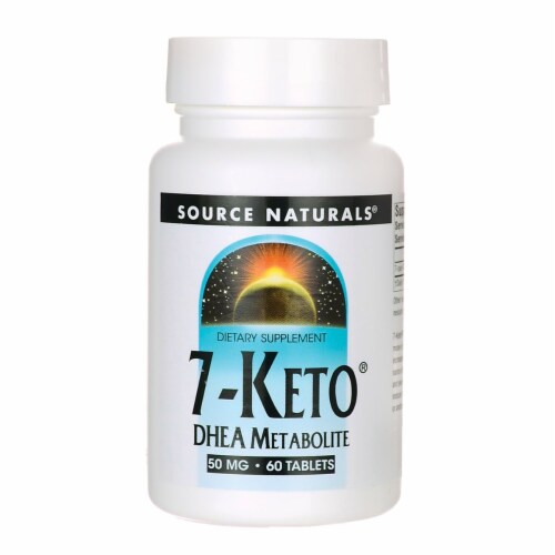 Source Naturals 7-Keto 50 mg 60 Tabs Perspective: front