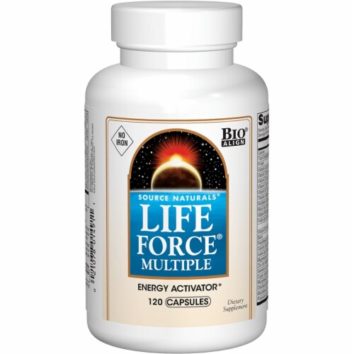 Source Naturals  Life Force™ Multiple No Iron Perspective: front