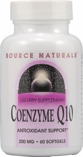 Source Naturals Coenzyme Q10 Softgels 200mg Perspective: front