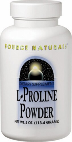 Source Naturals  L-Proline Powder Perspective: front