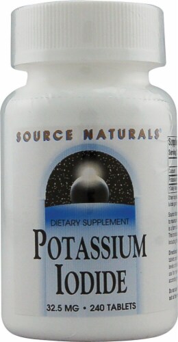 Source Naturals Potassium Iodide Tablets 32.5mg Perspective: front