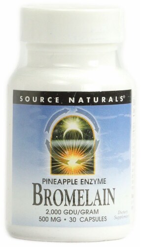 Source Naturals  Bromelain 2000 GDU Perspective: front