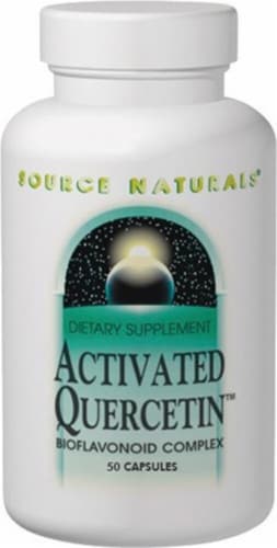 Source Naturals Activated Quercetin Capsules Perspective: front