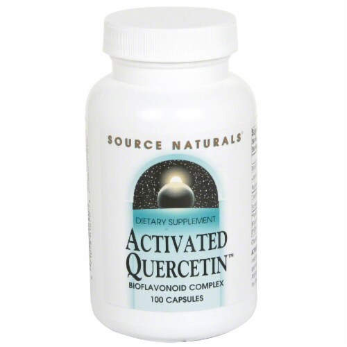 Source Naturals Activated Quercetin Tablets Perspective: front