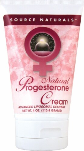 Source Naturals  Natural Progesterone Cream Perspective: front