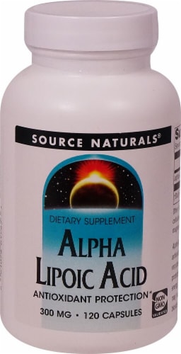 Source Naturals  Alpha Lipoic Acid Perspective: front