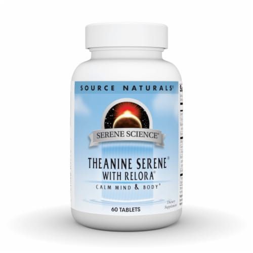 Source Naturals Theanine Serene with Relora Tablets Perspective: front