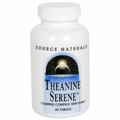 Source Naturals Theanine Serene Tablets Perspective: front