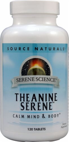 Source Naturals Serene Science Theanine Serene Tablets Perspective: front