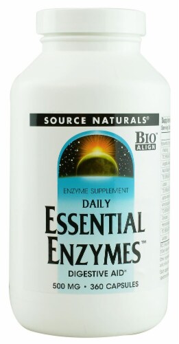 Source Naturals  Daily Essential Enzymes™ Perspective: front