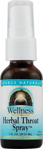 Source Naturals  Wellness Herbal Throat Spray™ Perspective: front
