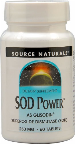 Source Naturals  SOD Power™ as Glisodin® Perspective: front