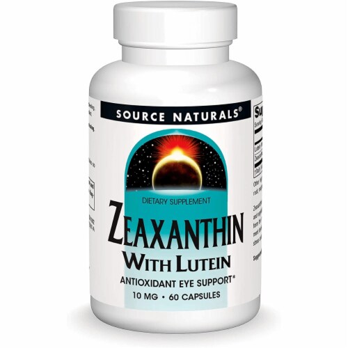 Source Naturals Zeaxanthin with Lutein Capsules 10mg Perspective: front