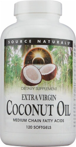Source Naturals Extra Virgin Coconut Oil Perspective: front