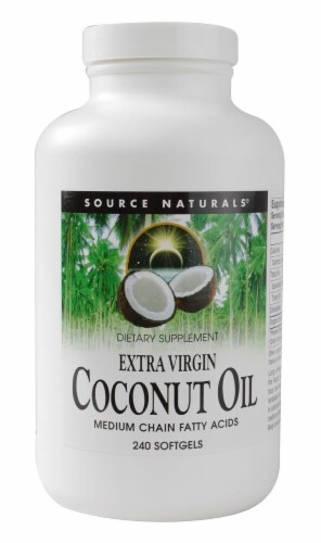 Source Naturals  Extra Virgin Coconut Oil Perspective: front