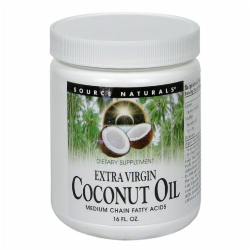 Source Naturals 100% Original Virgin Coconut Oil Perspective: front