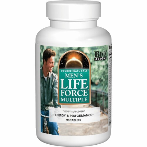 Source Naturals Mens Life Force Tablets Perspective: front