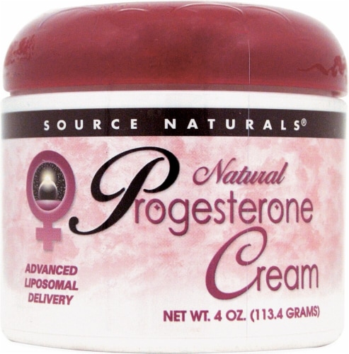 Source Naturals  Natural Progesterone Cream Perspective: front