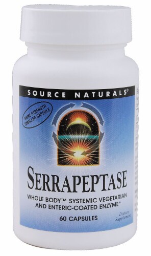 Source Naturals Serrapeptase Perspective: front