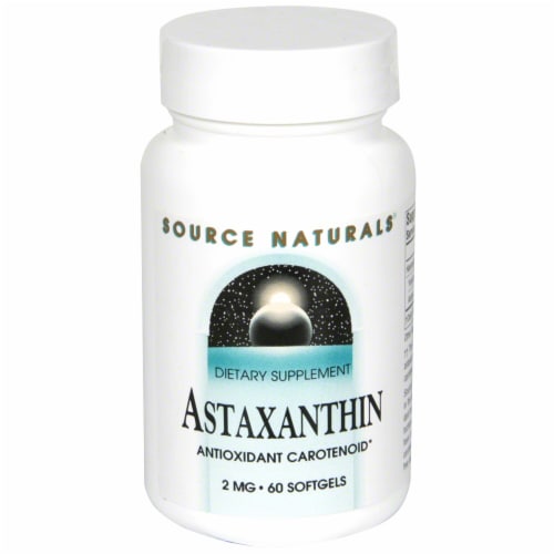 Source Naturals Astaxanthin 2 mg Softgels Perspective: front
