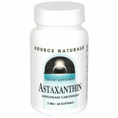 Source Naturals Astaxanthin 2 mg Softgels Perspective: front