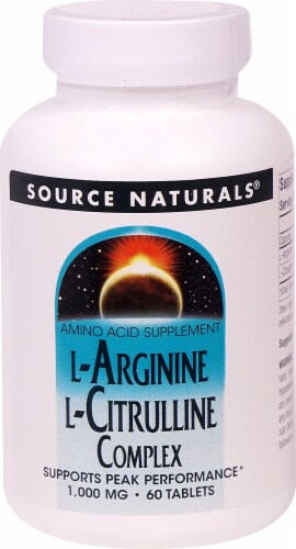 Source Naturals  L-Arginine L-Citrulline Complex Perspective: front