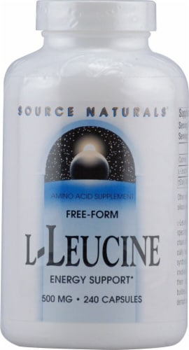 Source Naturals  Free Form L-Leucine Perspective: front