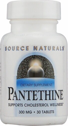 Source Naturals Pantethine Tablets 300mg Perspective: front