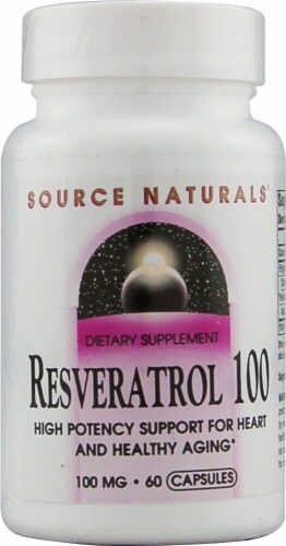 Source Naturals Resveratrol 100™ Capsules Perspective: front