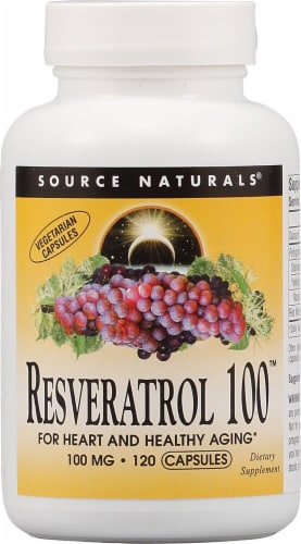 Source Naturals Resveratrol 100™ Capsules Perspective: front
