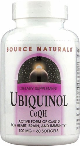 Source Naturals  Ubiquinol CoQH Perspective: front