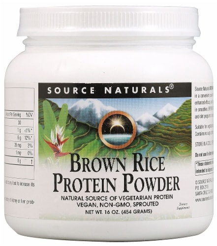 Source Naturals Brown Rice Protein Powder Perspective: front