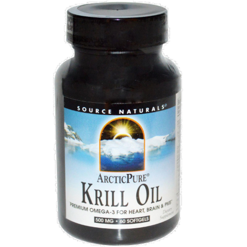 Source Naturals Krill Oil 500 mg Softgels Perspective: front