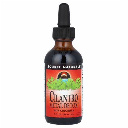 Source Naturals Cilantro Metal Detox™ With Chlorella - 2 fl oz (59.14 ml) Perspective: front