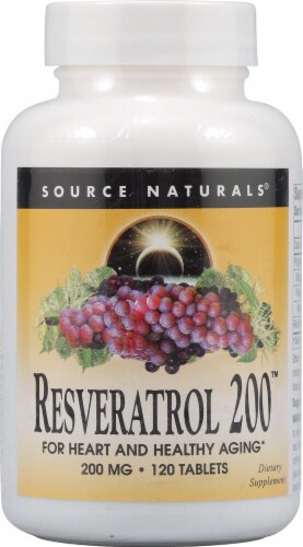 Source Naturals Resveratrol 200™ Tablets Perspective: front