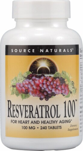 Source Naturals  Resveratrol 100™ Perspective: front