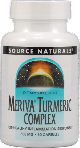 Source Naturals Mervina Turmeric 500 mg Caps Perspective: front