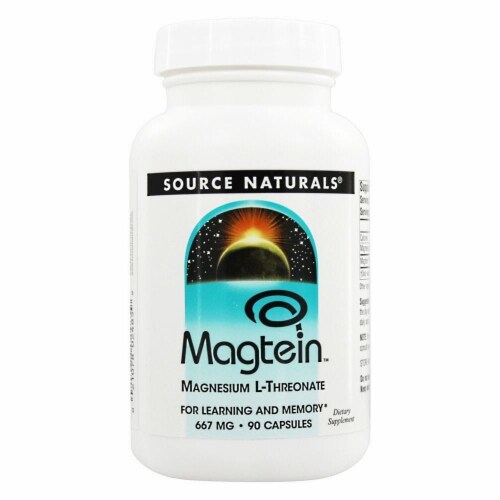 Source Naturals  Magtein™ Magnesium L-Threonate Perspective: front