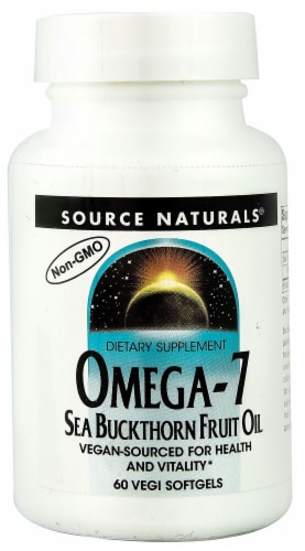 Source Naturals  Omega-7 Sea Buckthorn Fruit Oil Perspective: front
