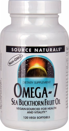 Source Naturals  Omega-7 Sea Buckthorn Fruit Oil Perspective: front