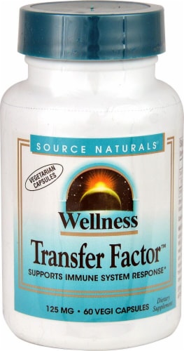 Source Naturals Wellness Transfer Factor Capsules 125 mg Perspective: front